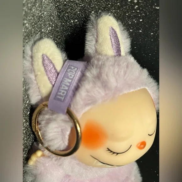 Set of 3 - Labubus 🩵💚💜 charms 💜💚🩵 - Picture 6 of 9